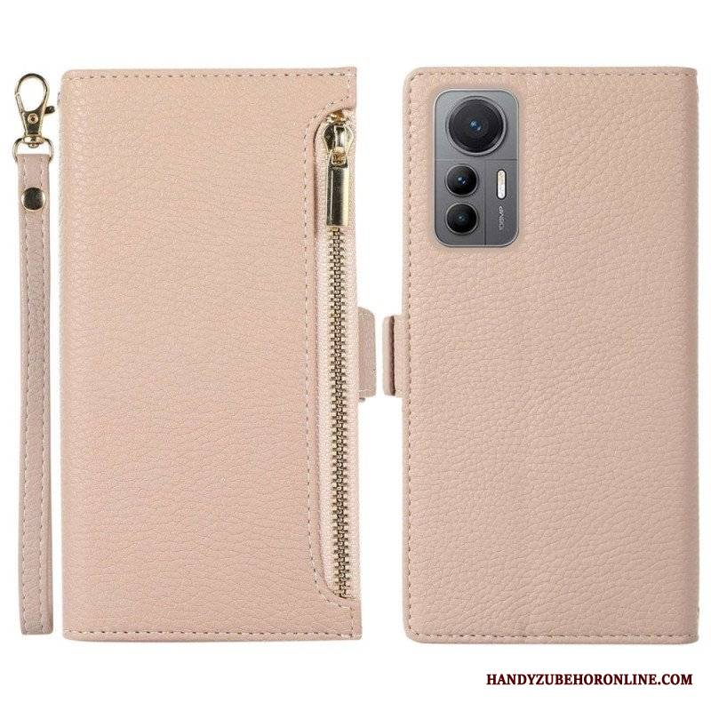 Etui Na Telefon do Xiaomi 12 Lite Etui Folio Przednia Kieszeń I Smycz