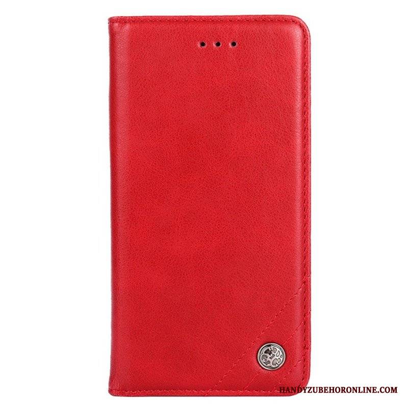 Etui Na Telefon do Xiaomi 12 Pro Etui Folio Stylowy Skórzany Nit