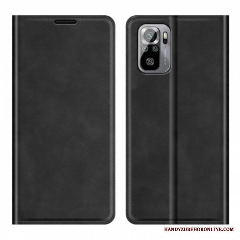 Etui Na Telefon do Xiaomi Redmi Note 10 / 10S Etui Folio Dotyk Skóry