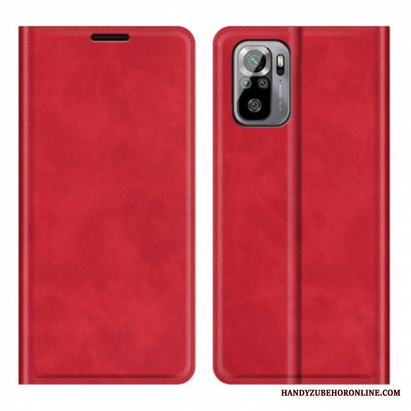 Etui Na Telefon do Xiaomi Redmi Note 10 / 10S Etui Folio Dotyk Skóry