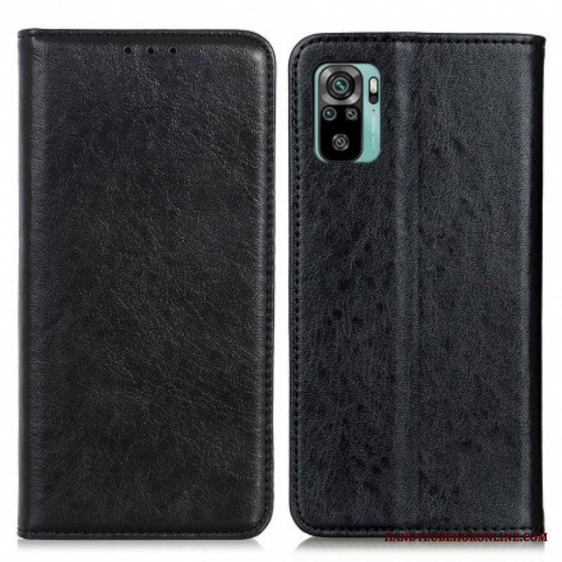 Etui Na Telefon do Xiaomi Redmi Note 10 / 10S Etui Folio Teksturowany Efekt Skóry