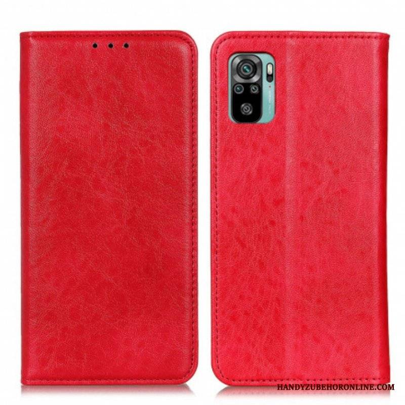 Etui Na Telefon do Xiaomi Redmi Note 10 / 10S Etui Folio Teksturowany Efekt Skóry