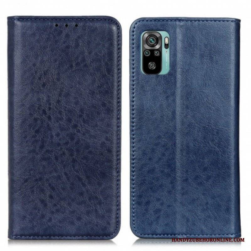 Etui Na Telefon do Xiaomi Redmi Note 10 / 10S Etui Folio Teksturowany Efekt Skóry