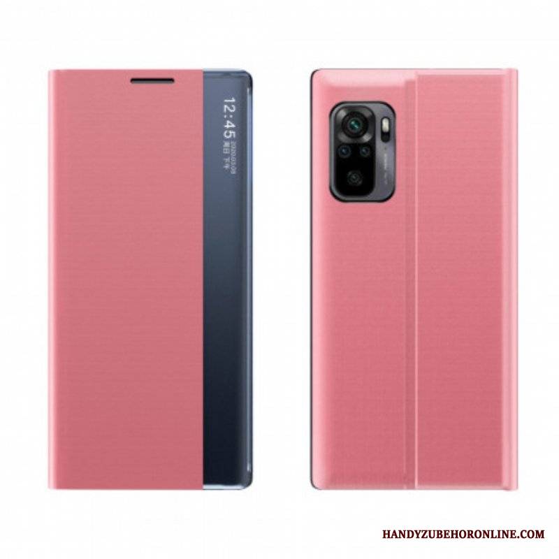 Etui Na Telefon do Xiaomi Redmi Note 10 / 10S Teksturowana Sztuczna Skóra