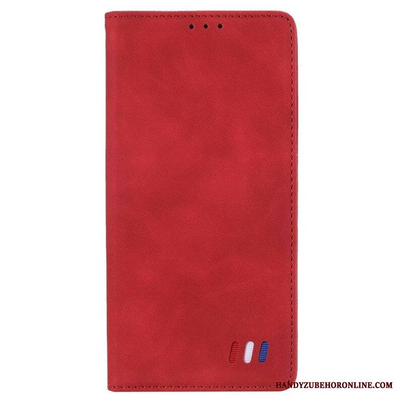 Etui Na Telefon do Xiaomi Redmi Note 10 5G Etui Folio Trójkolorowy Skórzany Styl