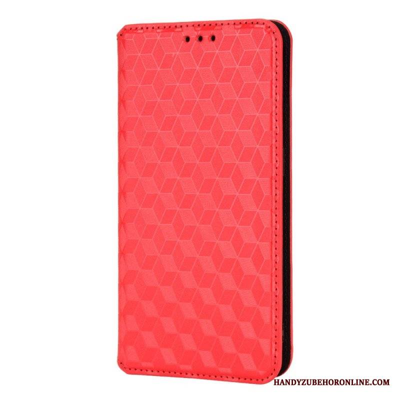 Etui Na Telefon do Xiaomi Redmi Note 11 / 11S Etui Folio Efekt Diamentowej Skóry 3d