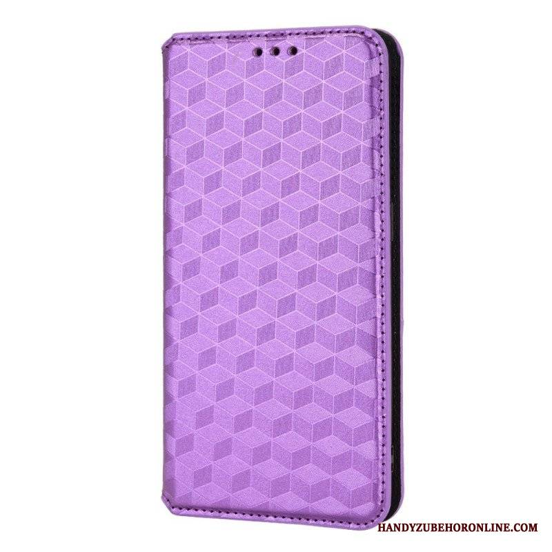 Etui Na Telefon do Xiaomi Redmi Note 11 / 11S Etui Folio Efekt Diamentowej Skóry 3d