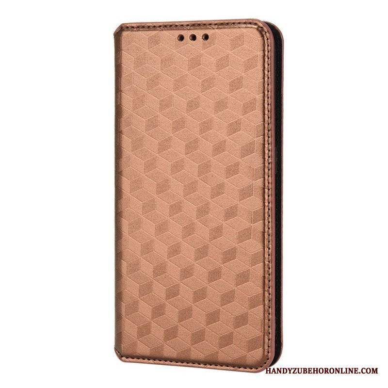 Etui Na Telefon do Xiaomi Redmi Note 11 / 11S Etui Folio Efekt Diamentowej Skóry 3d