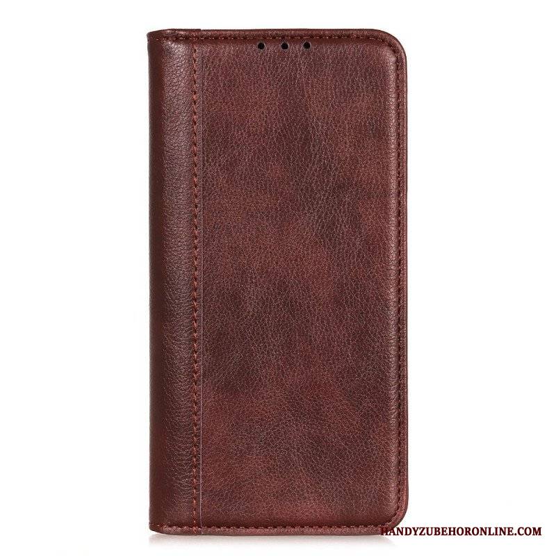 Etui Na Telefon do Xiaomi Redmi Note 11 / 11S Etui Folio Elegancka Dwoina Skóry Liczi