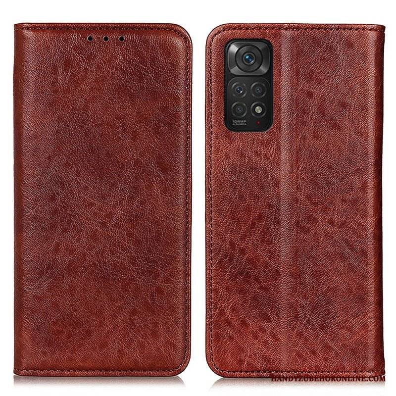 Etui Na Telefon do Xiaomi Redmi Note 11 / 11S Etui Folio Rzemienna Tekstura