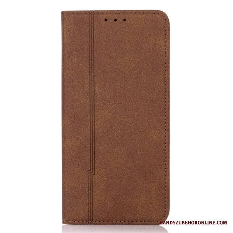 Etui Na Telefon do Xiaomi Redmi Note 11 Pro Plus 5G Etui Folio Stylowa Skórzana Linia