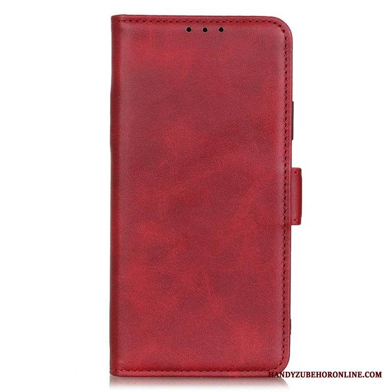 Etui Na Telefon do Xiaomi Redmi Note 12 4G Etui Folio Elegancka Dwoina Skórzana