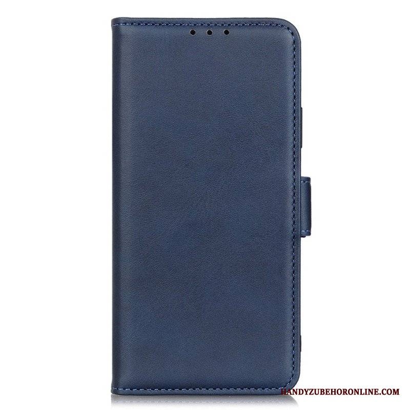 Etui Na Telefon do Xiaomi Redmi Note 12 4G Etui Folio Elegancka Dwoina Skórzana