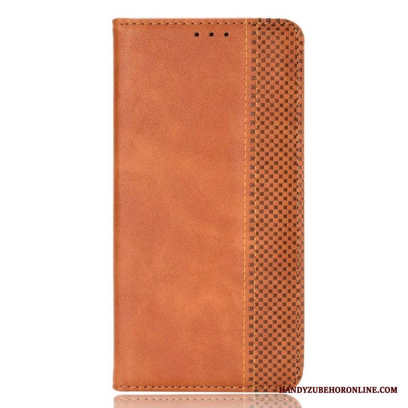 Etui Na Telefon do Xiaomi Redmi Note 12 4G Etui Folio Stylizowany Skórzany Styl