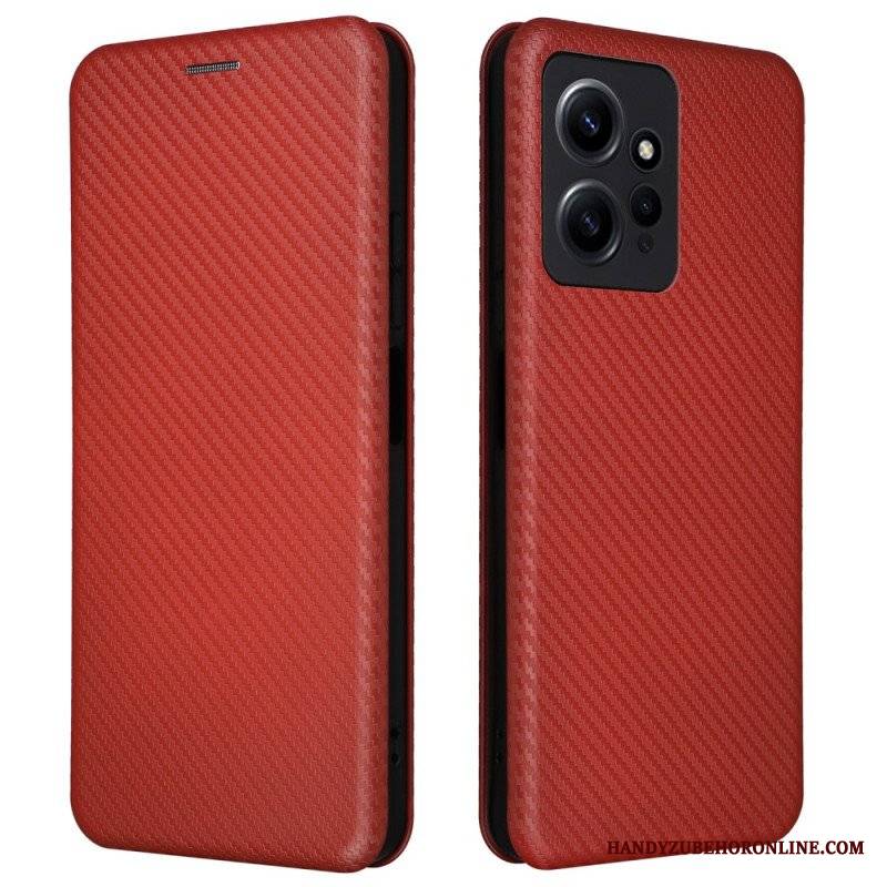 Etui Na Telefon do Xiaomi Redmi Note 12 4G Etui Folio Włókno Węglowe