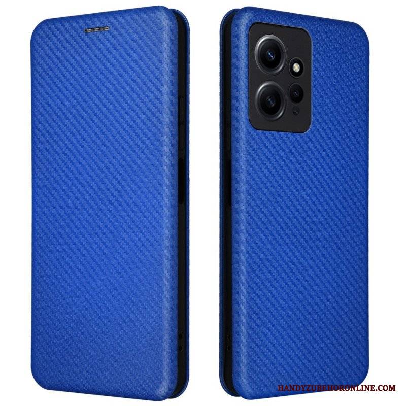 Etui Na Telefon do Xiaomi Redmi Note 12 4G Etui Folio Włókno Węglowe