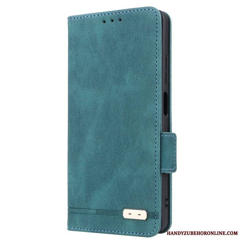 Etui Na Telefon do Xiaomi Redmi Note 12 Pro Etui Folio Stylowy Efekt Skóry