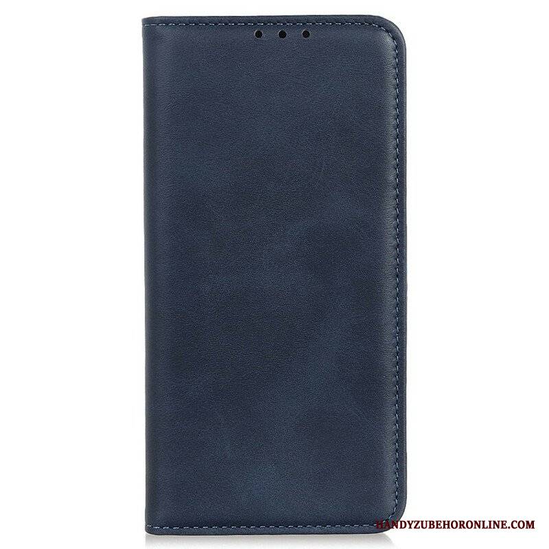 Etui Na Telefon do iPhone 13 Pro Max Etui Folio Dwoina Skóry Liczi