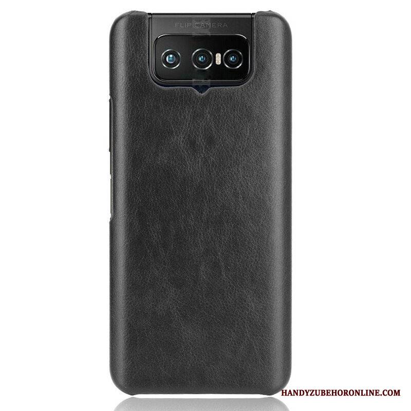 Etui do Asus Zenfone 7 / 7 Pro Efekt Skóry Liczi