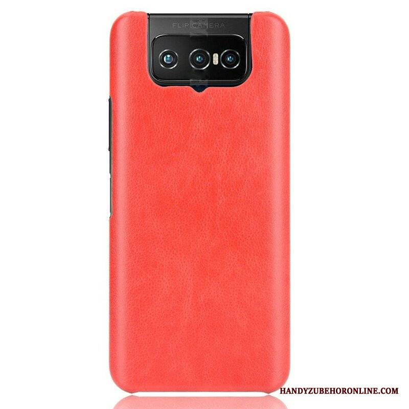 Etui do Asus Zenfone 7 / 7 Pro Efekt Skóry Liczi