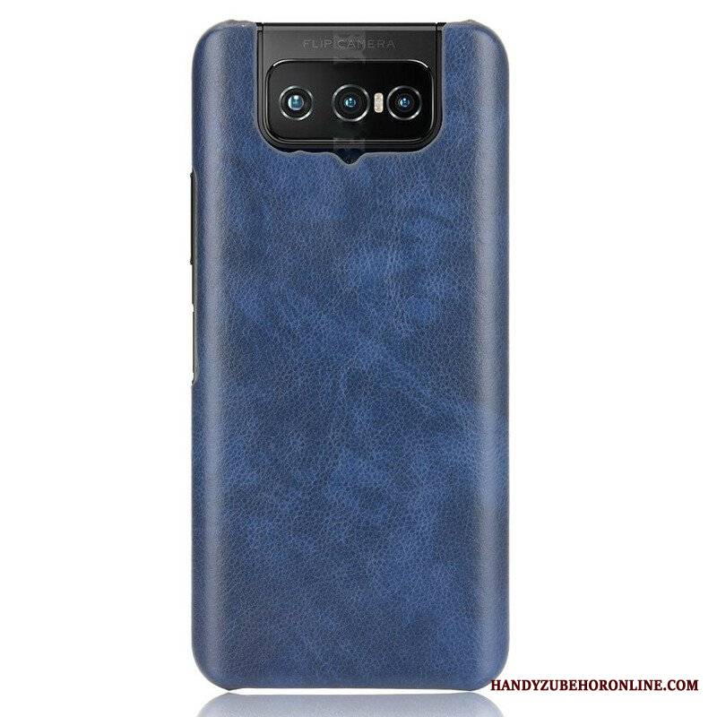 Etui do Asus Zenfone 7 / 7 Pro Efekt Skóry Liczi