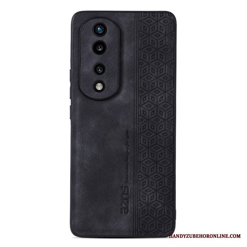 Etui do Honor 70 Efekt Skóry Azns