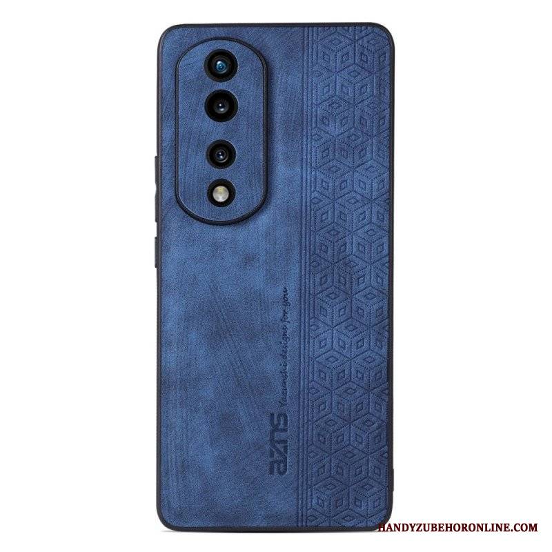 Etui do Honor 70 Efekt Skóry Azns