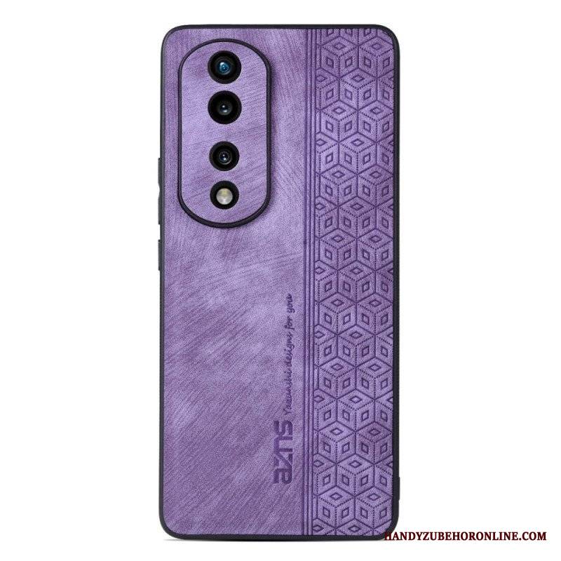 Etui do Honor 70 Efekt Skóry Azns