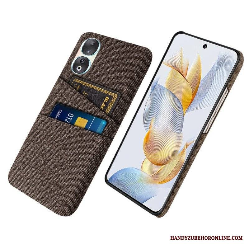 Etui do Honor 90 Materiałowe Etui Na Karty