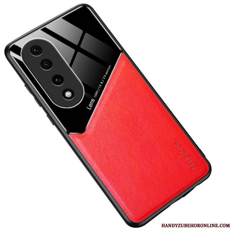 Etui do Honor 90 Pro Magnetyczny Efekt Skóry