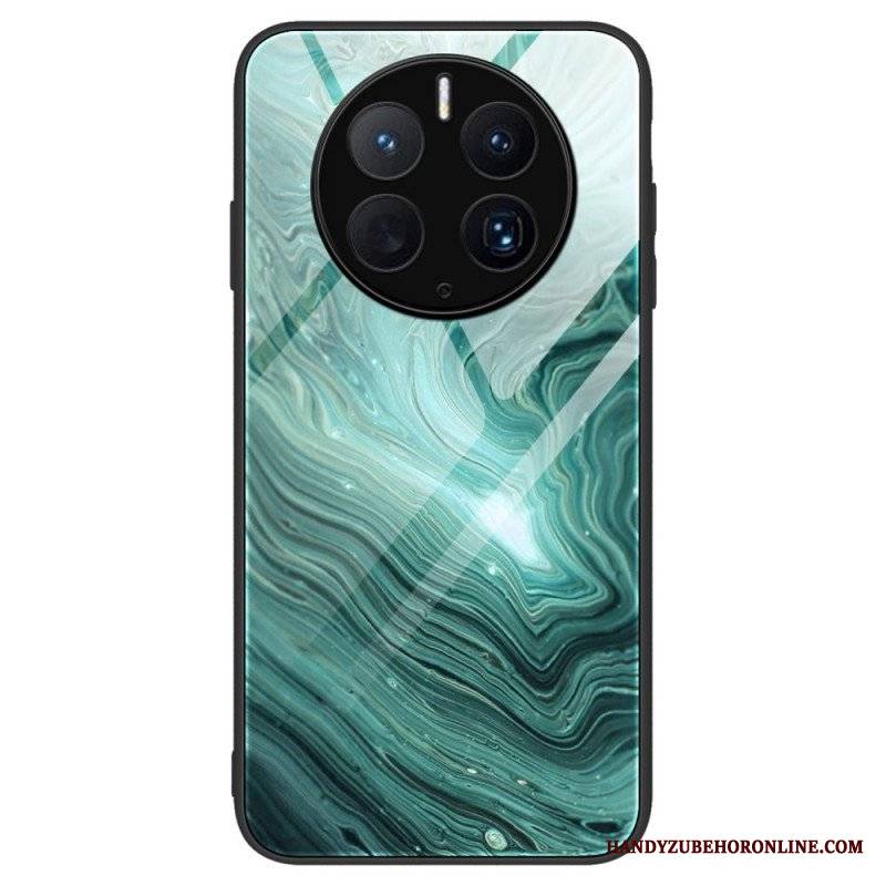 Etui do Huawei Mate 50 Pro Stylowe Szkło Hartowane Z Marmuru