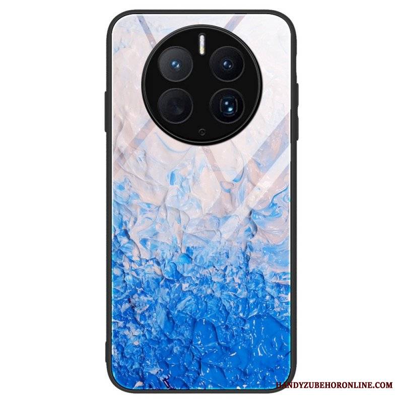 Etui do Huawei Mate 50 Pro Stylowe Szkło Hartowane Z Marmuru