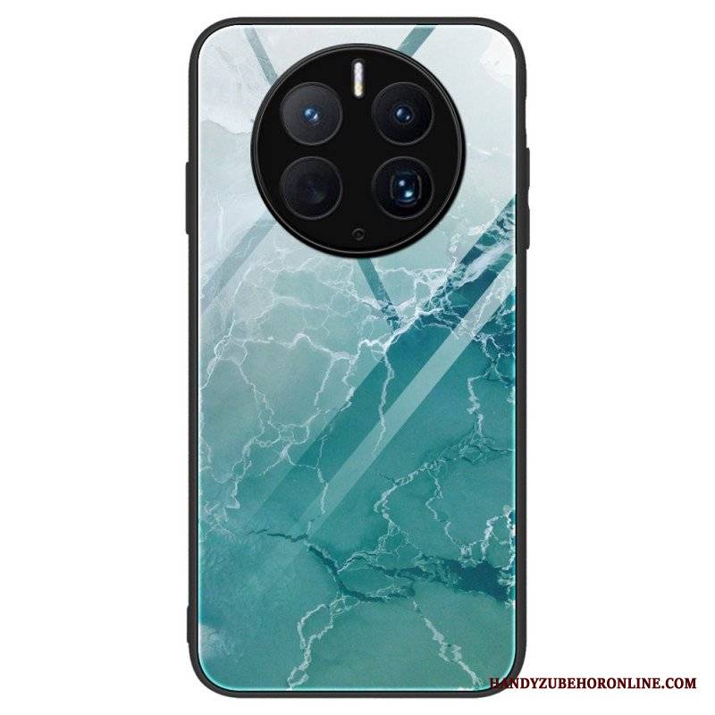 Etui do Huawei Mate 50 Pro Stylowe Szkło Hartowane Z Marmuru