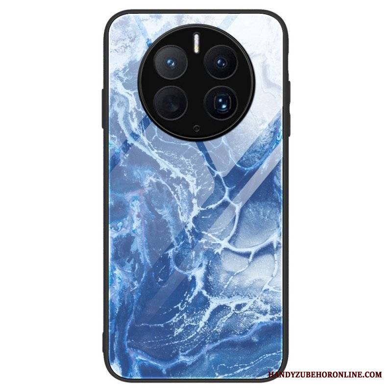 Etui do Huawei Mate 50 Pro Stylowe Szkło Hartowane Z Marmuru