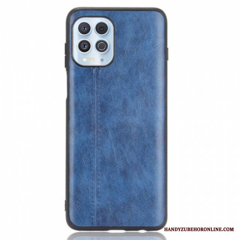 Etui do Moto G100 Skórzany Efekt Couture