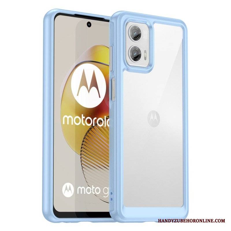 Etui do Moto G73 5G Przezroczysta Hybryda