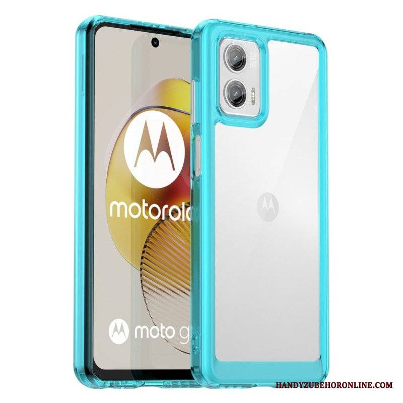 Etui do Moto G73 5G Przezroczysta Hybryda