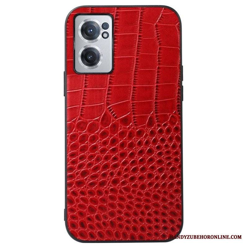 Etui do OnePlus Nord CE 2 5G Krokodyl Tekstura