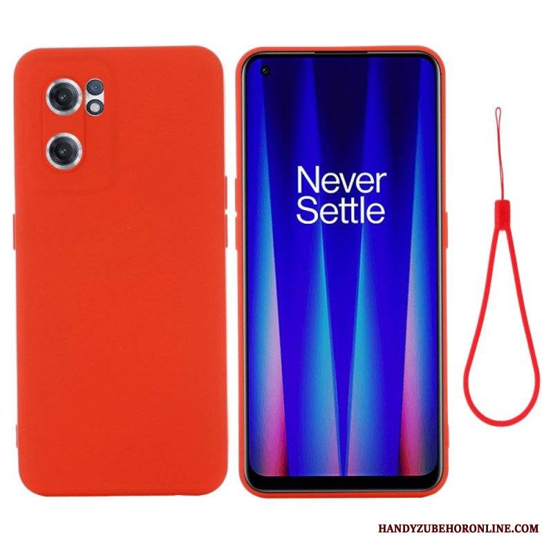 Etui do OnePlus Nord CE 2 5G Tekstura Z Mikrofibry