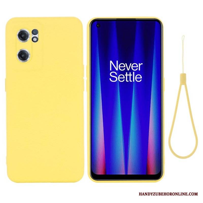 Etui do OnePlus Nord CE 2 5G Tekstura Z Mikrofibry