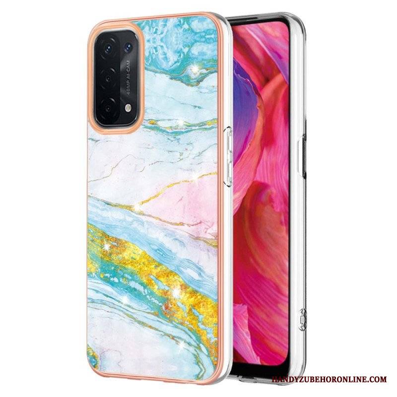 Etui do Oppo A54 5G / A74 5G Marmurowy Projekt