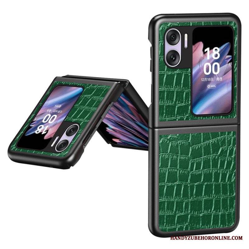 Etui do Oppo Find N2 Flip Etui Folio Krokodyl Tekstura