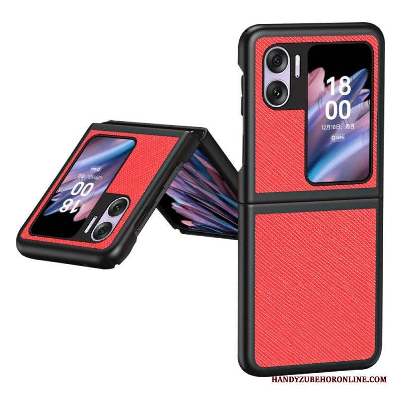 Etui do Oppo Find N2 Flip Etui Folio Teksturowany Skórzany Styl