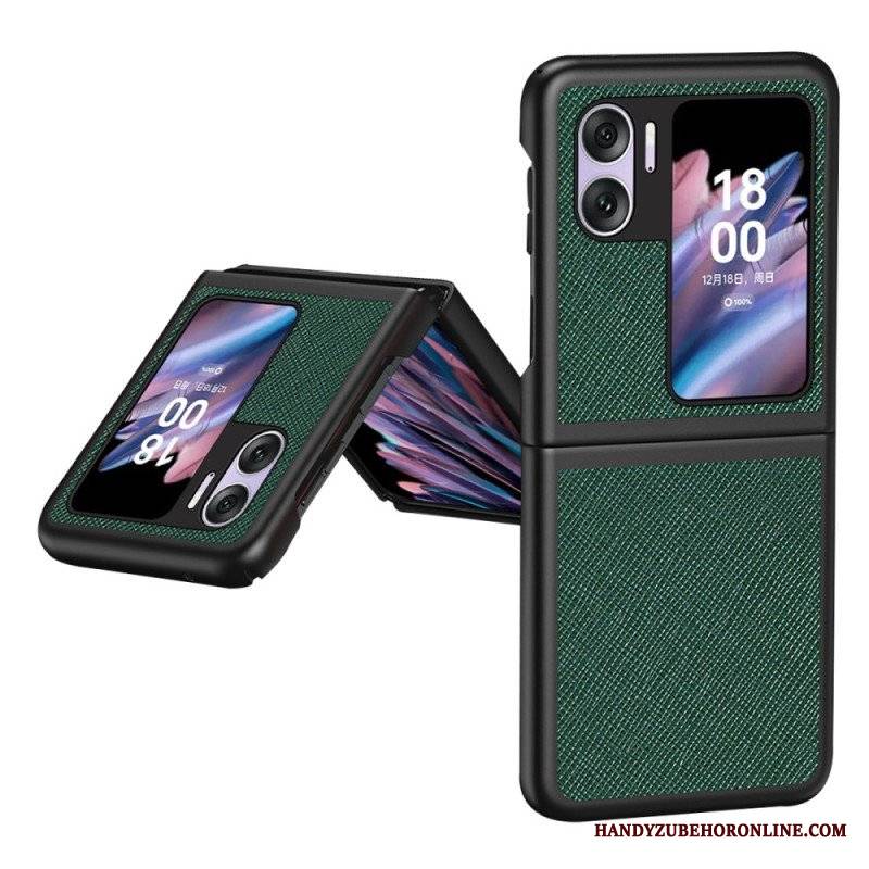 Etui do Oppo Find N2 Flip Etui Folio Teksturowany Skórzany Styl