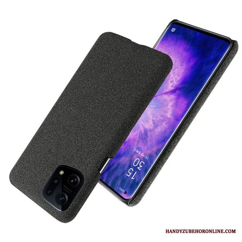 Etui do Oppo Find X5 Tkanina Z Klasą