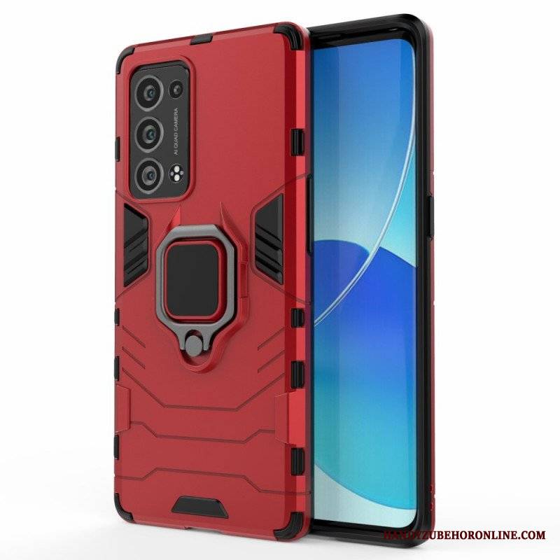 Etui do Oppo Reno 6 Pro 5G Wsparcie Pierścienia Obrotowego