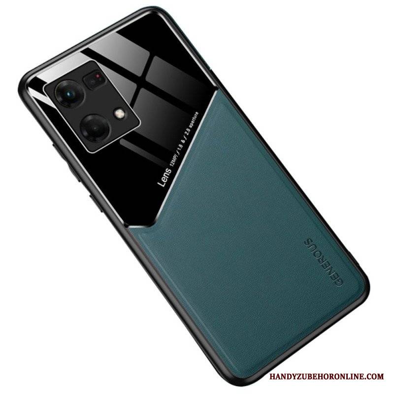 Etui do Oppo Reno 7 Wysokiej Jakości Sztuczna Skóra