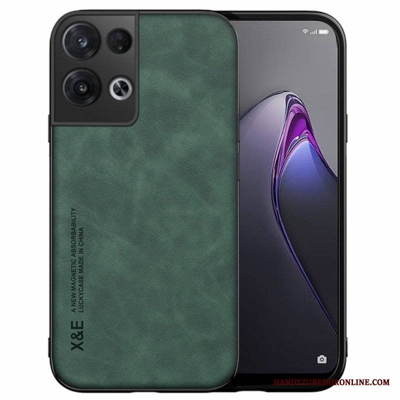 Etui do Oppo Reno 8 Efekt Skóry X&e