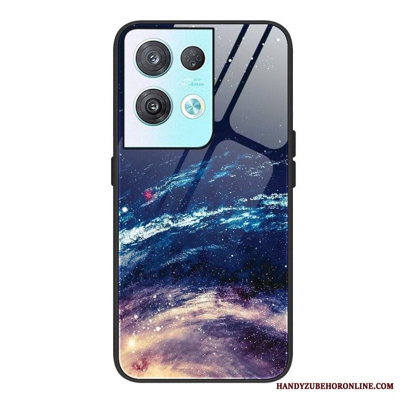 Etui do Oppo Reno 8 Pro Szkło Hartowane Kosmiczne