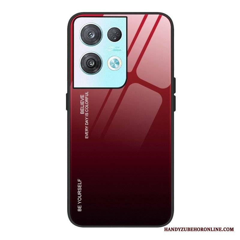 Etui do Oppo Reno 8 Pro Uwierz W Szkło Hartowane